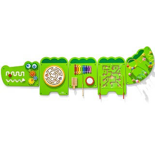 Wall game - big crocodile